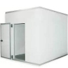 Камера холодильная из строительных панелей,  19.90м3, h2.60м, 2 двери расп.левые, ППУ80мм, пол алюминий, пласт. завесы